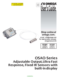 Thumbnail of document Manual - OS-A0250 Adjustable Output IR Sensor High Temperatures & Display